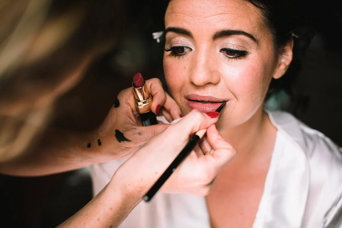 Luxury Berkshire bridal makeup portrait