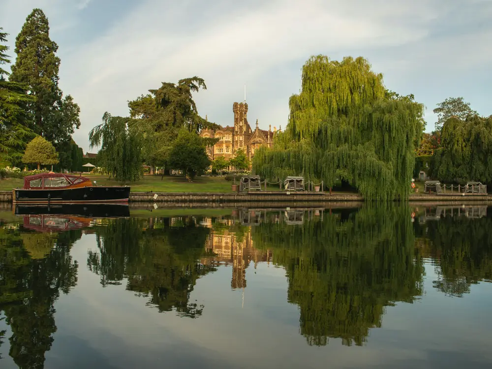 The Oakley Court wedding venue &mdash; bridal hair and makeup by Jade Victoria