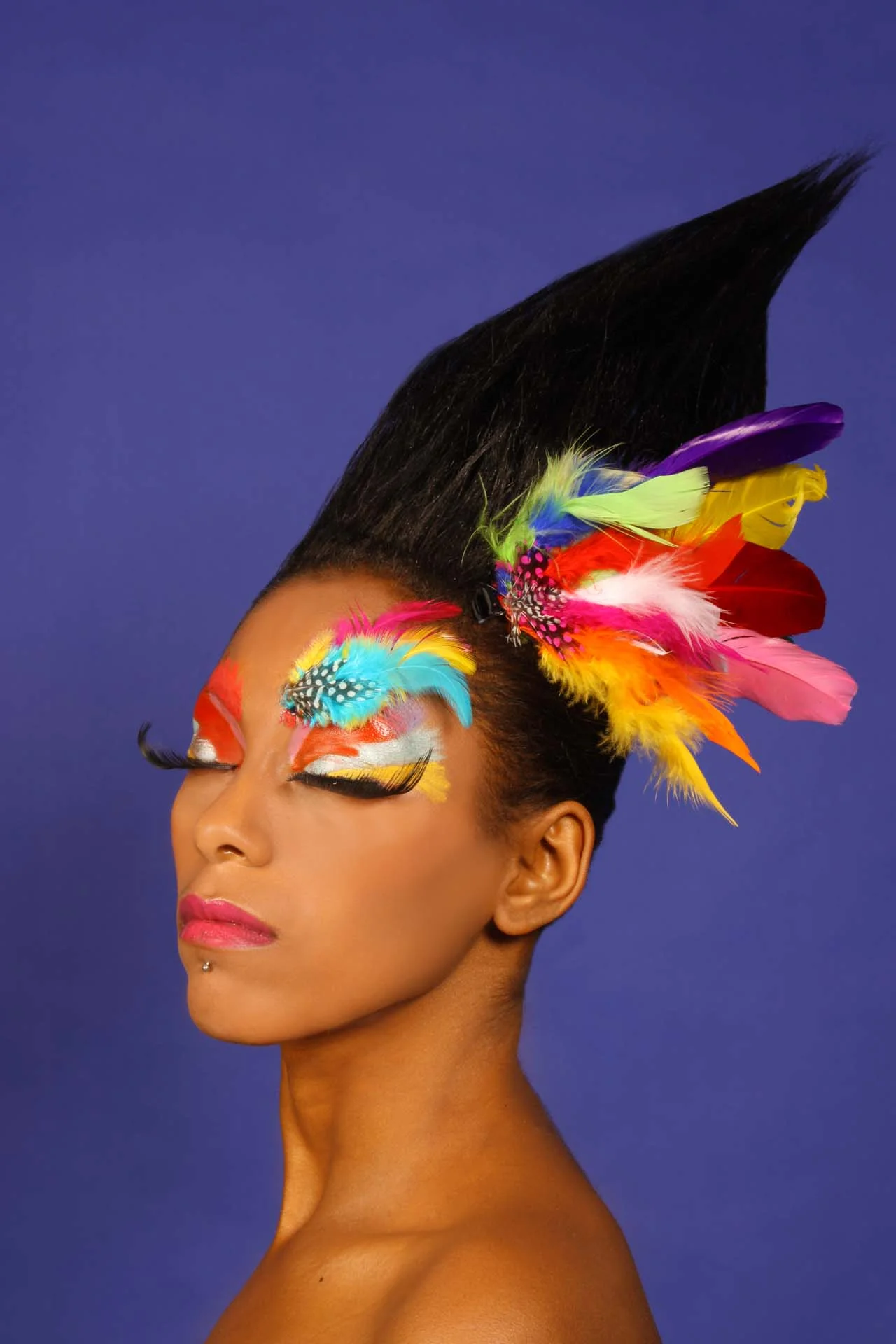 Photoshoot hair and makeup by Jade Victoria — editorial styling 74