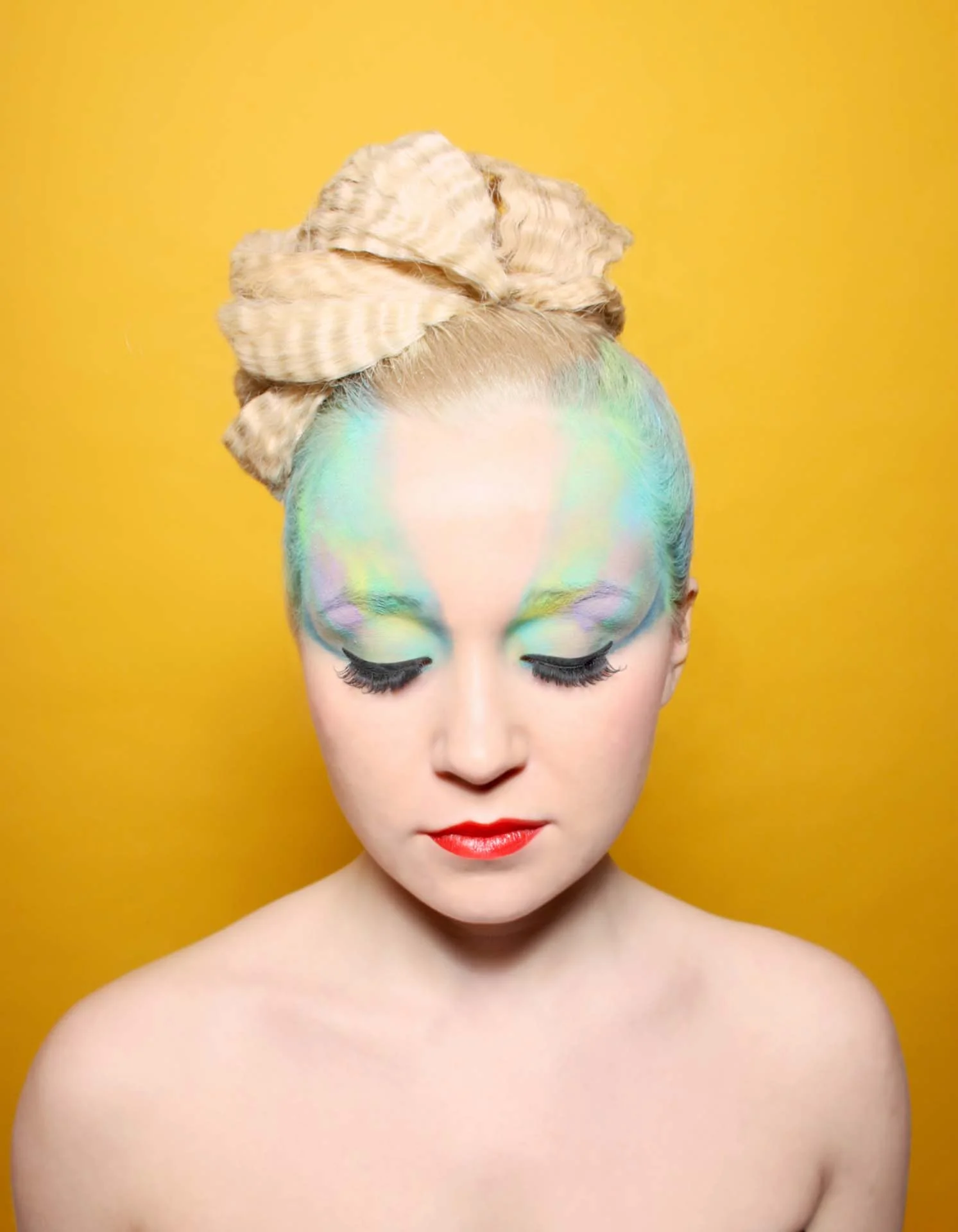 Photoshoot hair and makeup by Jade Victoria — editorial styling 83